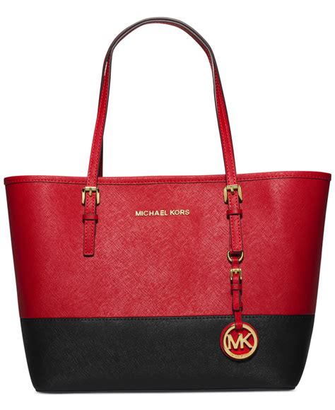 michael kors handbags red knock of|michael kors close out totes.